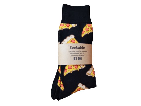 Pepperoni Pizza Socks