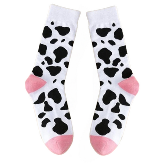 Cow Print Socks