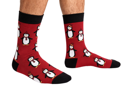 Winter Penguin Socks
