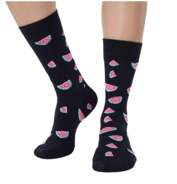 Watermelon Slice Socks