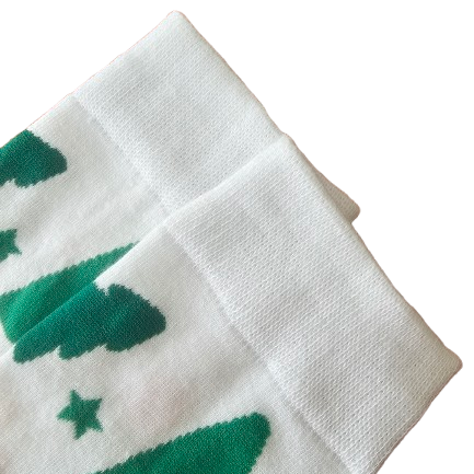 White Christmas Socks