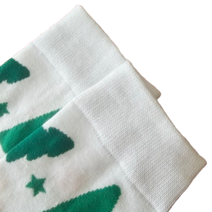 White Christmas Socks