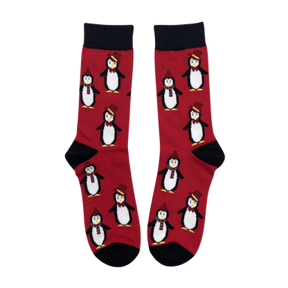 Winter Penguin Socks