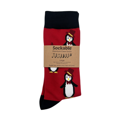 Winter Penguin Socks