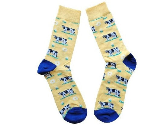 Buttercup Cow Socks